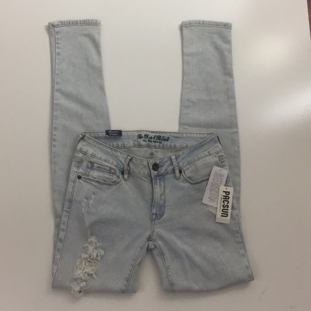 PACSUN 30 Inseam DESTROY SKINNIEST DISTRESSED